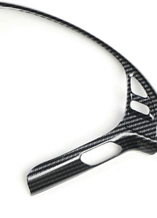 For Infiniti G37 2010-2013 Carbon Fiber Car Steering Wheel Button Cover Trim