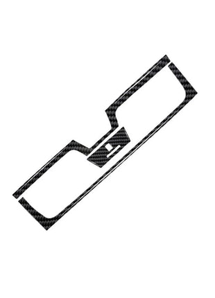 Carbon Fiber Front Warning Light Frame Cover Trim For Nissan Altima 2013-2015