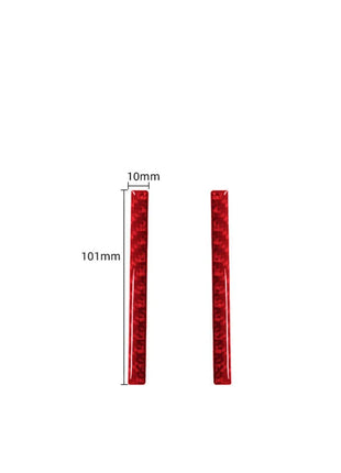 Red Carbon Fiber Display Frame Side Trim For Lexus RC300 350 200T 2015-2020