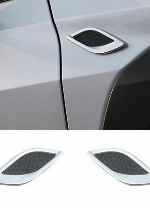 For Lexus NX250 350 2022-2023 ABS Chrome Front Side Vent Fender Cover Trim 2pcs