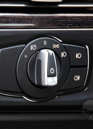 For Bmw 3 Series E90 E92 E93 2005-12 Black Interior Headlight Switch Button Trim