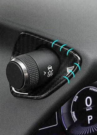 Driving Mode Switch Button Cover Ring For Lexus UX200 250h 2019-23 Carbon Fiber
