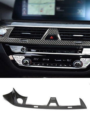 Carbon Fiber  Car Dashboard Air Vent Panel Cover Trim For BMW G30 G38 2016-2022