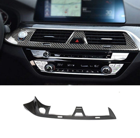 Carbon Fiber  Car Dashboard Air Vent Panel Cover Trim For BMW G30 G38 2016-2022