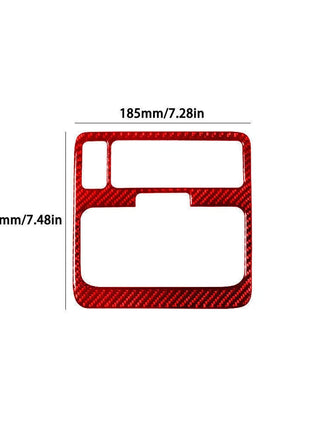 Red Carbon Fiber Interior Overhead Console Frame Trim For Lexus RX300 1998-2003