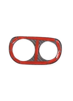 Real Carbon Fiber Innerr Headlight Switch Button Cover For Ferrari 458 2011-2016
