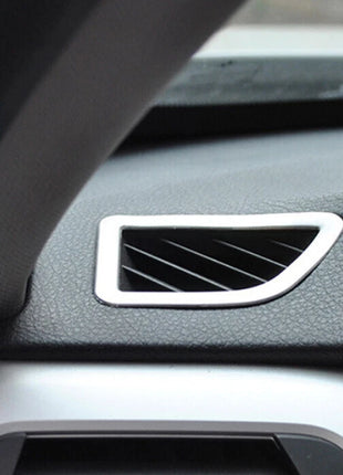 Silver Abs Dashboard Air Vent Outlet Trim For Bmw 3 4 Series 3gt F30 F34 2013-19