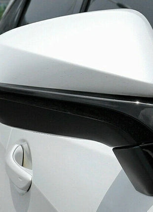 4P Gloss Black RearView Mirror Strip Molding Trim For Lexus RX350 450h 2016-2022