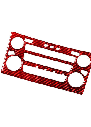 Red For Lexus RX300 1998-2003 Carbon Fiber Center Console AC Switch Panel Trim