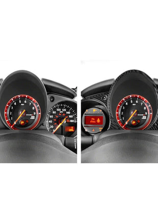1 Set Carbon Fiber Instrument Cluster Panel Cover Trim For Nissan 370Z 2009-2020