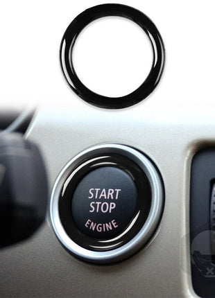 Black Engine Start Stop Button Cover For Bmw 3 Series E90 E92 E93 Z4 E89 2009-12