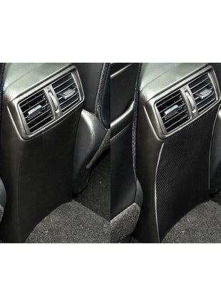 Carbon Fiber Rear Below Vent Outlet Panel Cover Trim For Nissan Rogue 2014-2016