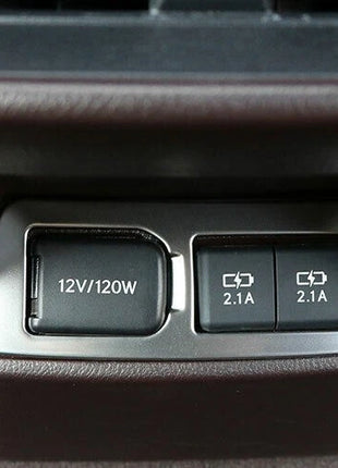 Back Row Air Outlet Vent Cover For Lexus ES250 300h 350 2019-2023 Silver Steel