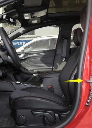 Door Lock protection cover trim 4pcs carbon fiber For Ford Focus ST RS 2019-2020