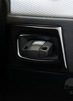 Black Car Key Hole Ignition Switch Button Cover For Bmw 3 Series E90 E92 2005-12