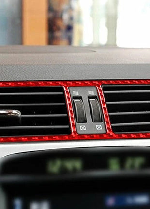 Middle Console Air Outlet Vent For Lexus GS350 450h 07-11 Real Red Carbon Fiber