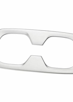 Rear Drinking Glass Panel Cover Trim For Lexus NX250 350 2022-2023 Silver Steel