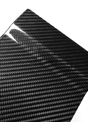Dry Carbon Fiber Console Storage Panel Cover For Ford F150 F-150 Raptor 2021-24