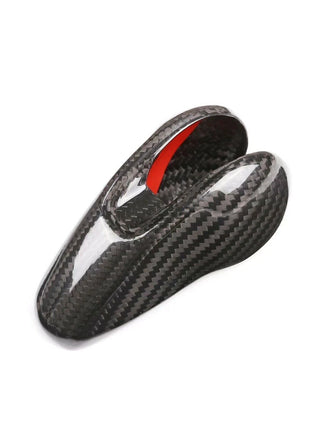 Dry Carbon Fiber Console Gear Shift Knob Cover Trim For Porsche Macan 2015-up