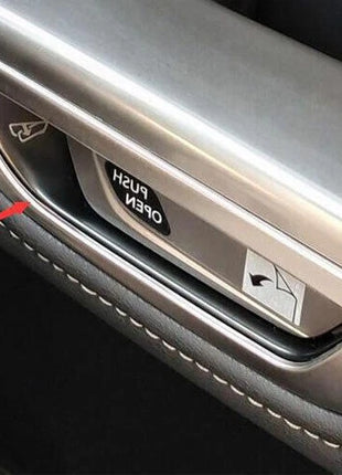 For Lexus NX250 350 2022-2023 Silver Steel Inner Door Handle Frame Cover Trim 4P