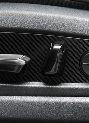 Seat Button Handle Panel Cover For Lexus UX200 250h 2019-2023 Steel Carbon Fiber