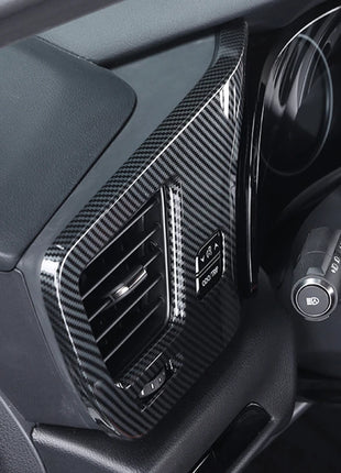 For Lexus NX250 350 2022-2023 ABS Carbon Fiber L&R AC Air Outlet Vent Cover Trim