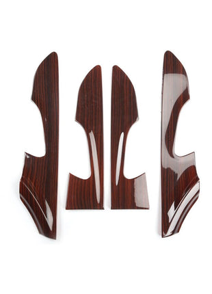 Fit For Buick Encore 2016-2018 Wood Grain Inner Door Handle Frame Cover Trim 4*