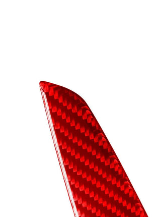 4X Red Carbon Fiber Door Pull Inner Panel Cover Trim For Nissan Altima 2019-2022