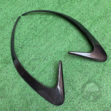 Dry Carbon Fiber Rear Bumper Splitter Canard Fins For Benz C292 GLE63 AMG W166