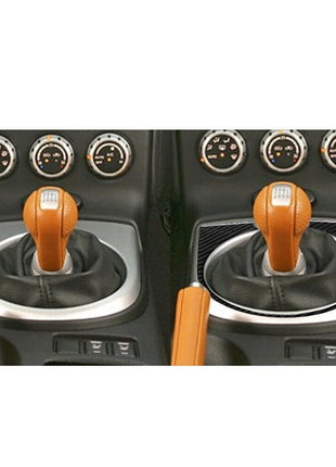 Carbon Fiber Inner Gear Shift Panel Frame Cover Trim For Nissan 350Z 2003-2009