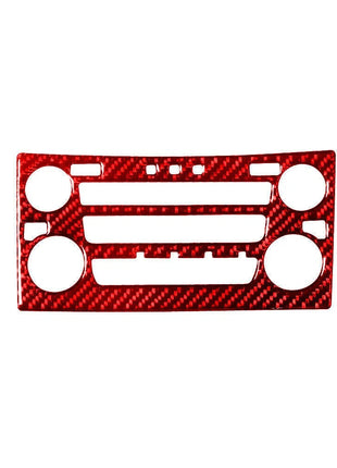 Red For Lexus RX300 1998-2003 Carbon Fiber Center Console AC Switch Panel Trim