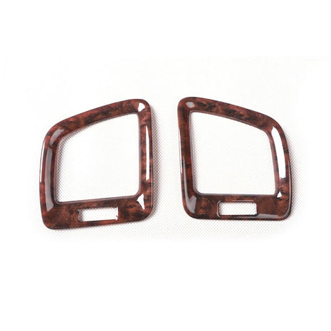 Fit For Buick Regal 2009-2013 Peach Wood Console Side Outlet Vent Covers Trim 2*