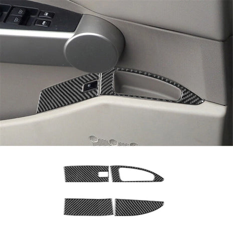 4Pcs Fuel Tank Cap Switch Button Trim Cover For Nissan Quest 2004-2006 Type A