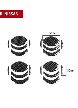 Carbon Fiber Central Air Vent Outlet Cover Trim For Nissan GT-R R35 2008-2016