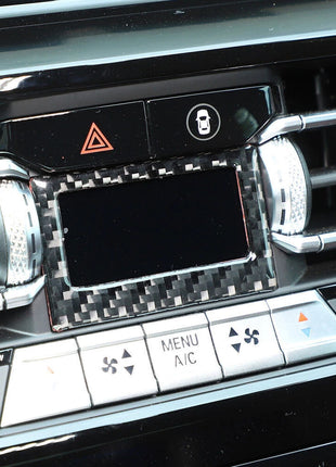Carbon Fiber Air Condition Temperature Display Trim For Bmw 8 Series G14 2019-22