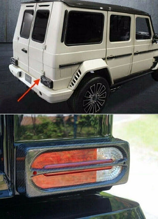 Carbon Fiber Rear Tail Light Cover Trim For Mercedes-Benz G Class W463 G63 04-18