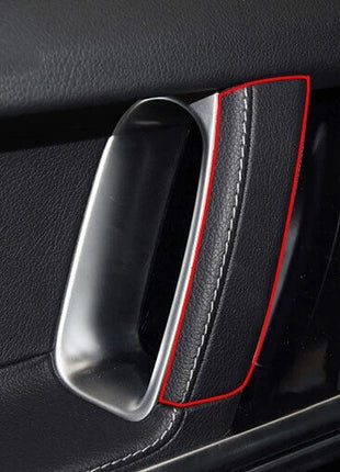 G-Class For Benz 2019-2022 Cover Trim 4pcs Interior Door Panel Dry Carbon Fiber