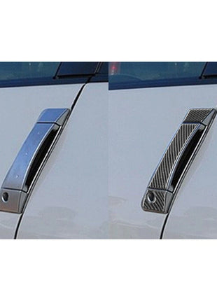Carbon Fiber Exterior Door Handle Switch Cover Trim For 2003-2009 Nissan 350Z