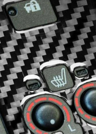 Console Driving Mode Button Ring Trim For Lexus CT200h 11-2013 Real Carbon Fiber