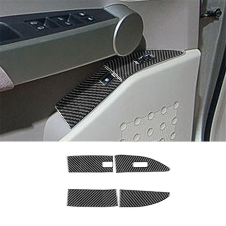 For Nissan Quest 2004-2006 4Pcs Fuel Tank Cap Switch Button Trim Cover Type B