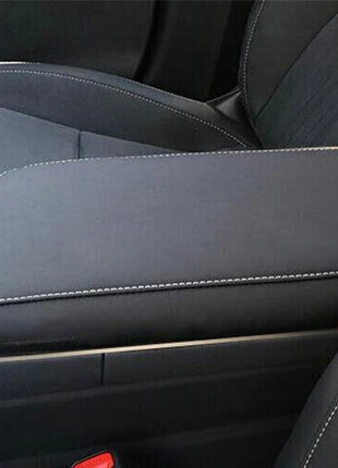 Black PU Leather Central Console Armrest Box Cover For Lexus NX 350 350h 2022-23