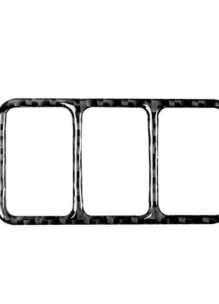 Carbon Fiber Center Control Heating Button Frame Cover Trim For Nissan 370z