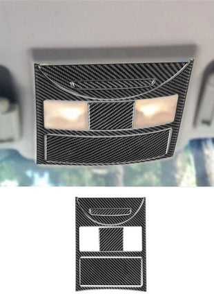 5Pcs Carbon Fiber Car Ceiling Light Trim Cover For Nissan Quest 2004-2006 Type B