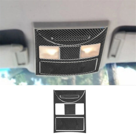 5Pcs Carbon Fiber Car Ceiling Light Trim Cover For Nissan Quest 2004-2006 Type B