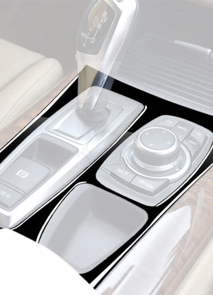 Gloss Black Central Control Gear Shift Panel Cover For Bmw X5 E70 X6 E71 2008-13