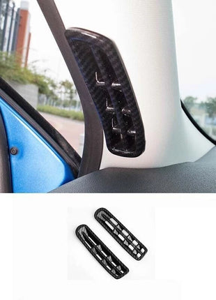 A pillar air outlet vent cover trim For 2019-2020 Ford Focus ST RS carbon fiber