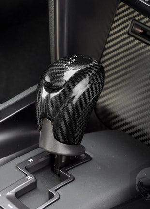 Red Carbon Fiber Engine Button Gear Shift Knob Cover For NISSAN GTR R35 08-16