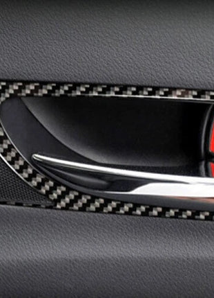 Interior Door Handle Cover Trim For Lexus IS250 350 2006-2013 Real Carbon Fiber