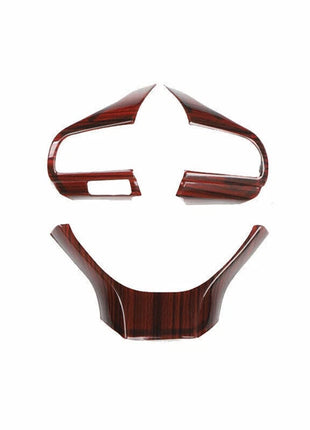 For Lexus RX350 450h 2016-2020 Wood Grain Steering Wheel Button Frame Cover Trim