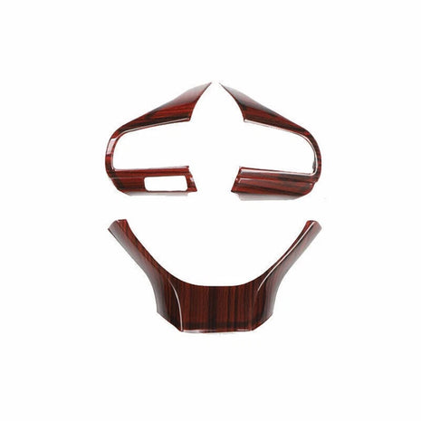 For Lexus RX350 450h 2016-2020 Wood Grain Steering Wheel Button Frame Cover Trim